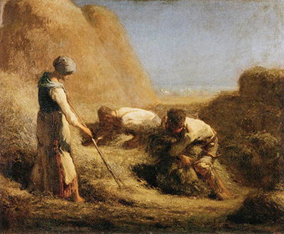 Les Botteleurs de Foin Jean-Francois Millet